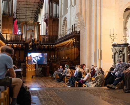 Bach Corner on the big screen